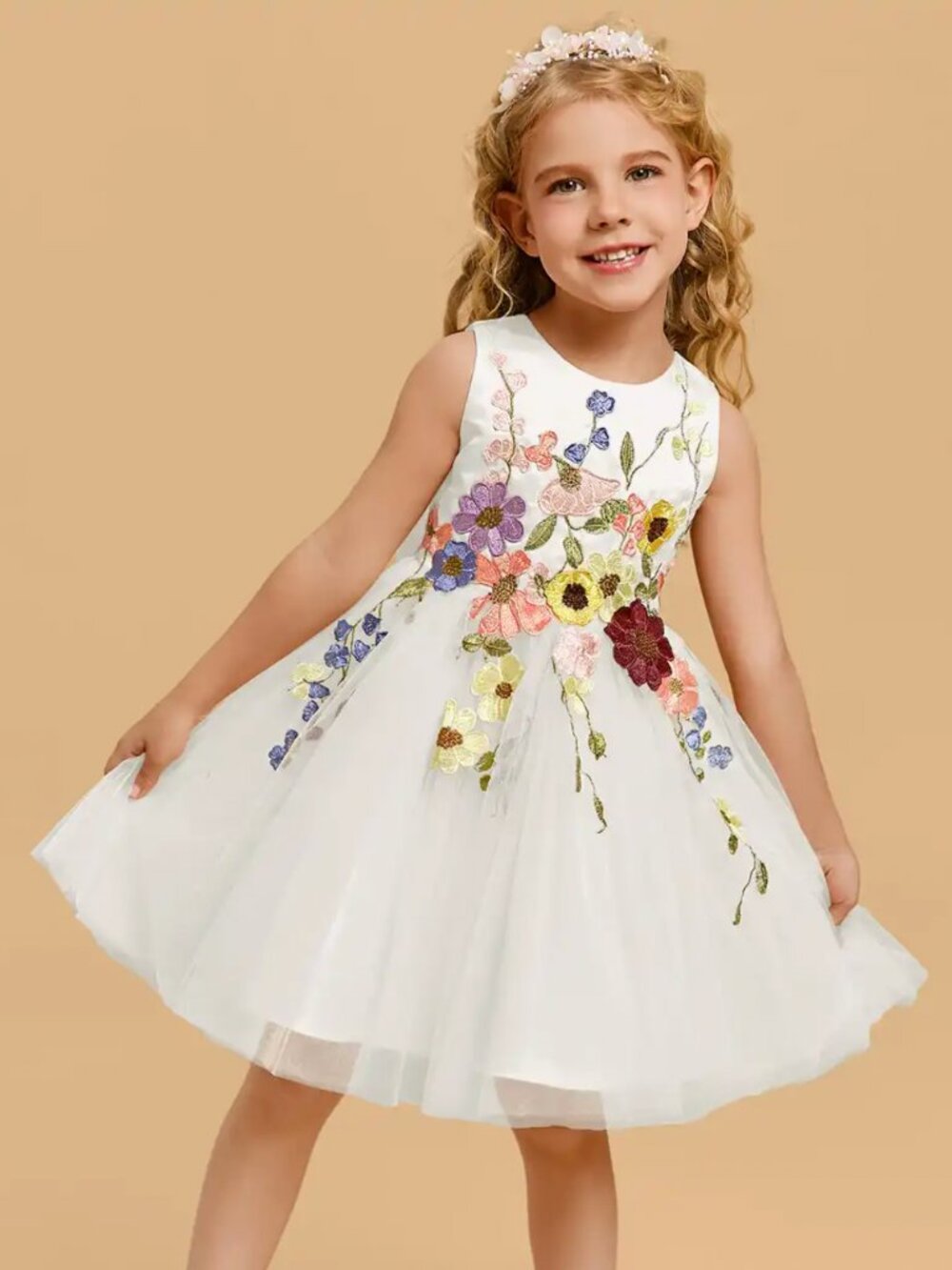 Girls - JJ's House Zoely - Ivory - Size 3